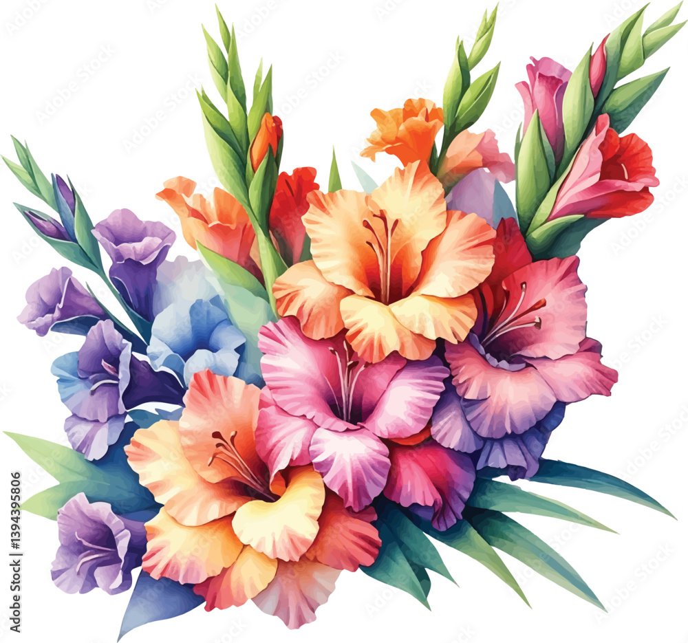 NNawyal46878's tweet photo. watercolor handmade Gladiolus flower bouquet vector >> https://t.co/5VWYK0SBpz

#Gladiolus #FlowerBouquet #WatercolorArt #HandmadeDesign #FloralVector #ArtisticCreation #BotanicalIllustration #CreativeFlowers #NatureInspired #HandcraftedBeauty https://t.co/4pimuONG0U