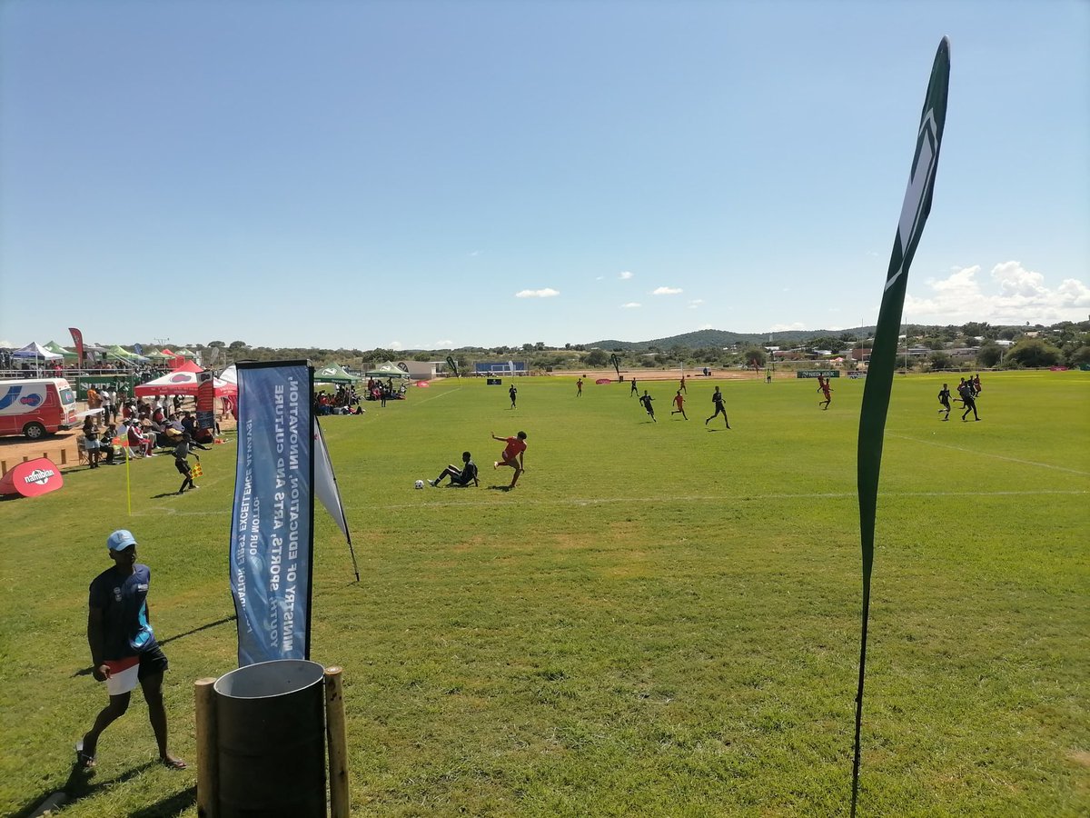 nampapress's tweet image. OUTJO - Underway, the football game between Karas and Hardap in the B field and still zero-zero at the Nedbank Namibian Newspaper Cup tournament on day-two (Saturday) at Outjo.
(NAMPA)