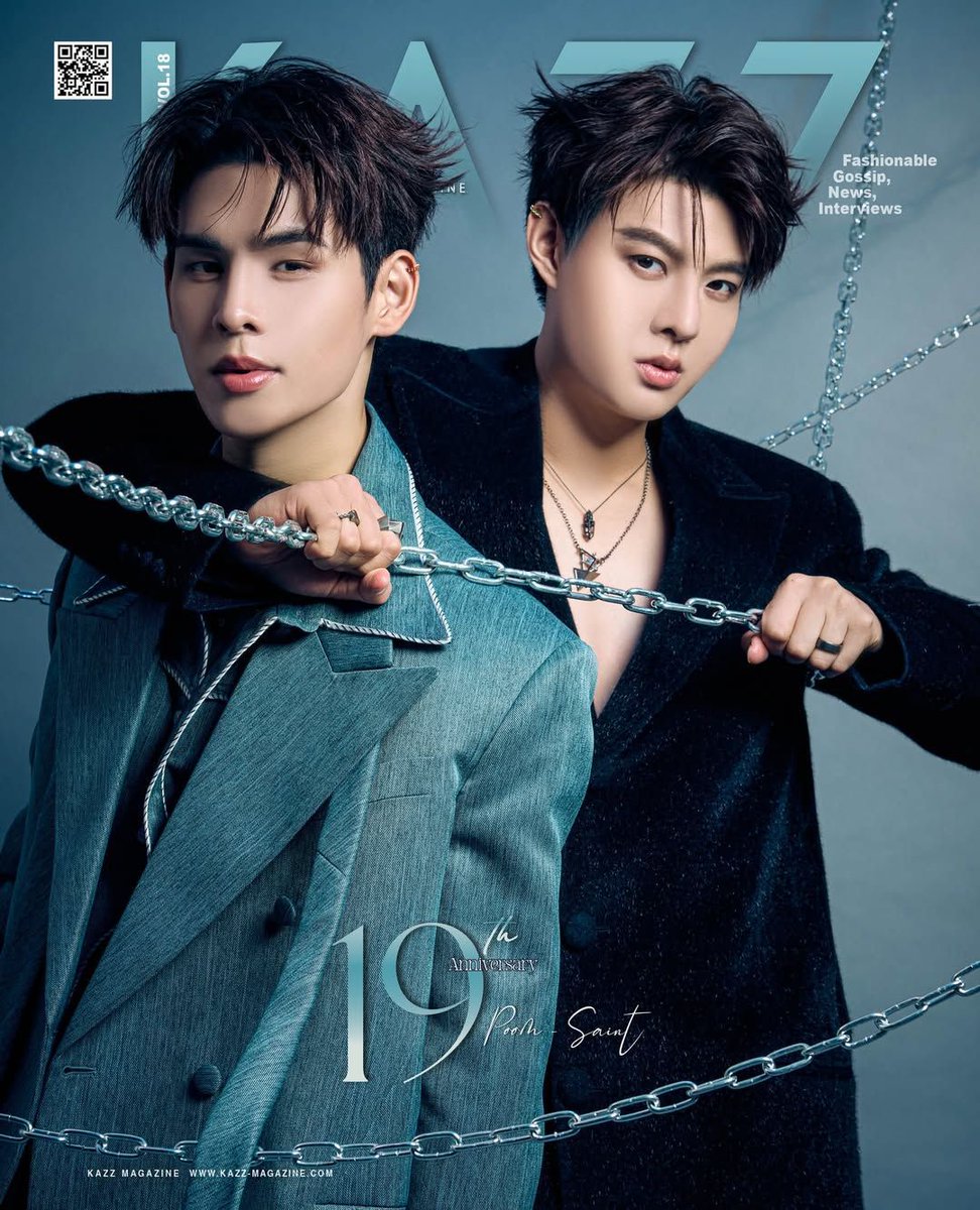 BoysLoveInsider's tweet image. POOMSAINT GRACES KAZZ MAGAZINE’S 19TH ANNIVERSARY ISSUE!
Celebrating #KAZZ19th with a stunning feature on rising star #PoomSaint 

#KAZZMagazine #ThaiActor #BLStar