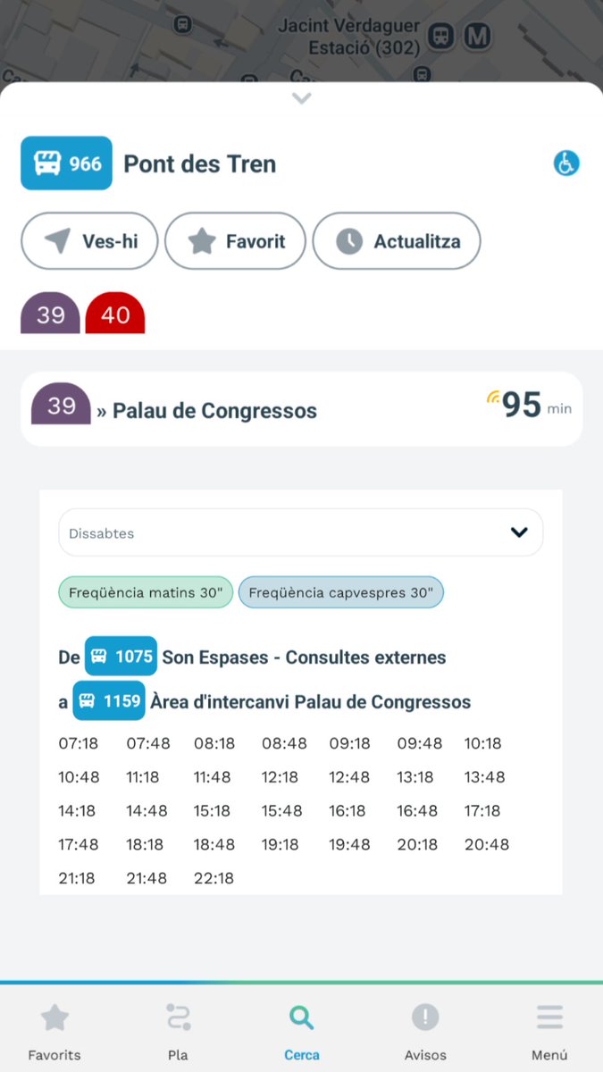Lo dels #BusosFantasma de la <a href="/EMT_Palma/">EMT Palma</a> clama al cel! 3 busos que han de passar i no apareixen. Si no sols ser viatger freqüent, ni te planteges agafar el bus.

<a href="/ToniDeudero/">AntonioDeuderoMayans🇪🇸</a> <a href="/JaimeMartinez/">Jaime Martínez Llabrés</a> <a href="/arabalears/">Diari ARA Balears</a> <a href="/dbalears/">Diari de Balears</a> <a href="/UHmallorca/">Ultima Hora Mallorca</a> <a href="/diariomallorca/">Diario de Mallorca</a>