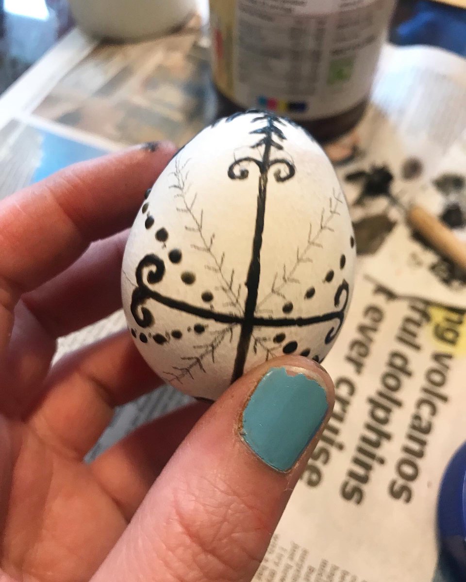 Kitchen1933's tweet photo. Today I’ve done another Pysanka egg and spoiler alert I didn’t crack it this time.
Continued below…
✍🏻🥚🎨🇺🇦
#Psyanky #Easter #UkrainianEaster #Eggs #WhiteEggs #Pysanka #Ukraine #Kistka #Dye #EggDye #EasterWeek #Писанки #Псянка #Великдень #УкраїнськийВеликдень https://t.co/ccOfzU8D6n