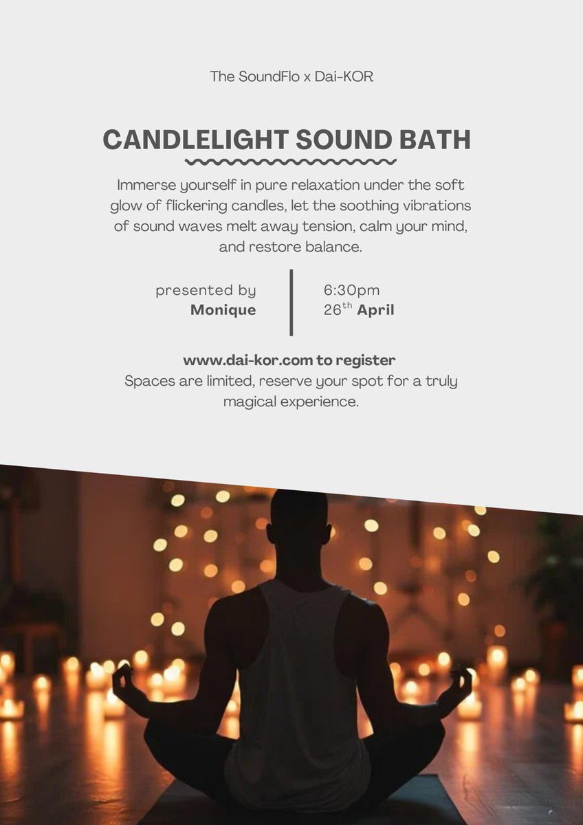 _msfredamoni's tweet photo. Few spaces left. Treat yourself this Easter to a relaxing sound bath   https://t.co/JmVj5ca4FK https://t.co/EOcfqkd9JD