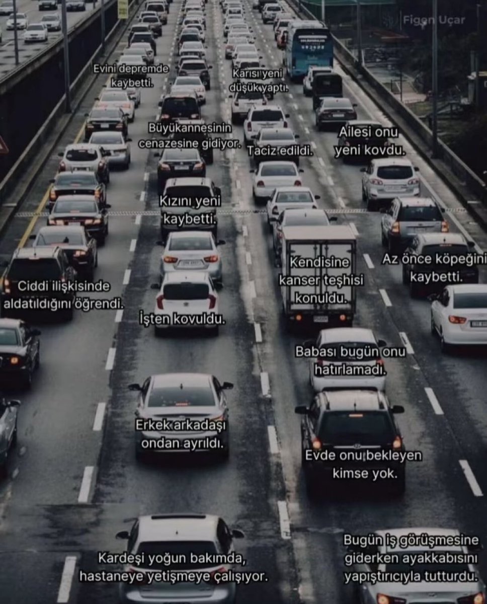 Trafikte insanlara nazik ve saygılı olun.