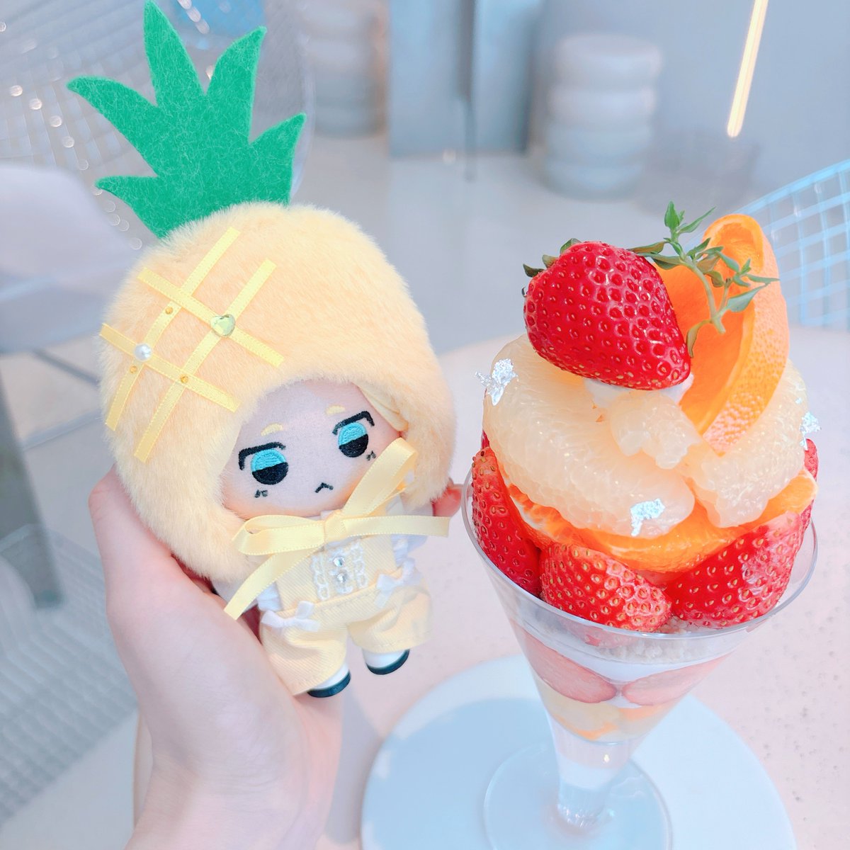 yu___211's tweet image. 🍈🍓🍍