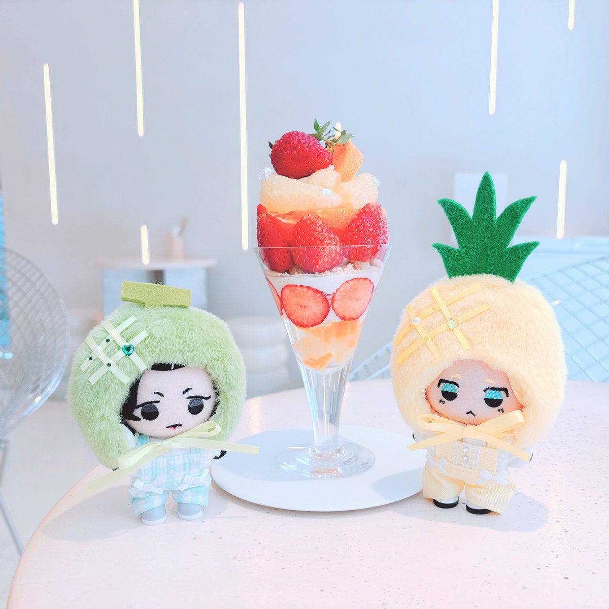 yu___211's tweet image. 🍈🍓🍍
