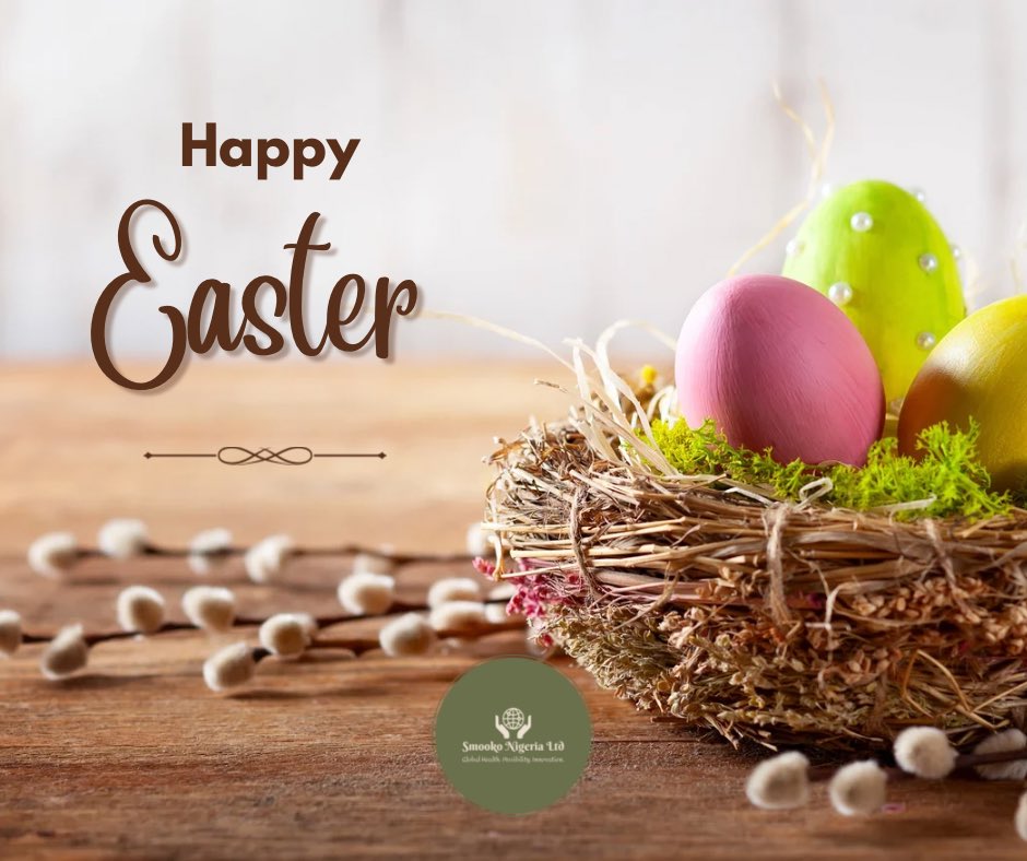SmookoLtd's tweet photo. 🌿#HappyEaster from all of us at Smooko Nigeria Ltd! Wishing you a joyful and peaceful #holiday filled with renewal, hope, and happiness. May this season bring new beginnings and bright moments to you and your loved ones. 🐣 https://t.co/W6AWlIsKSP