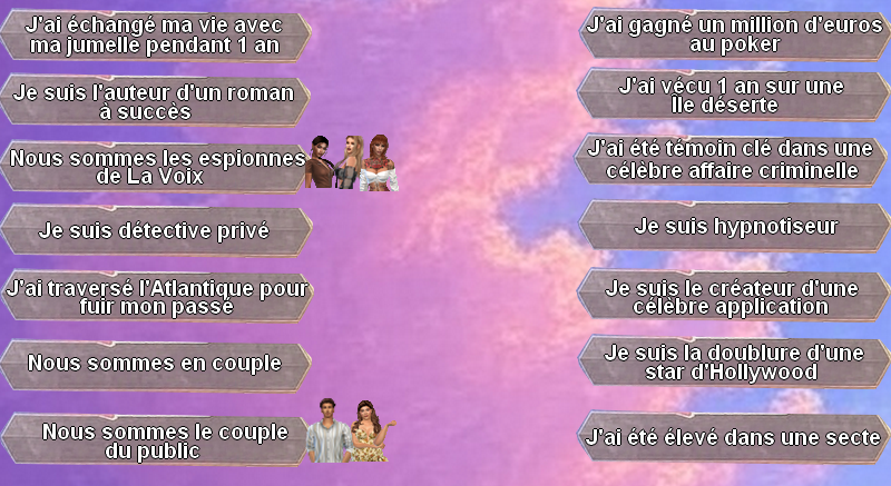 Découvrez dès à présent les 18 candidats qui sont entrés hier soir dans la Maison des Secrets 🏠 Ainsi que la liste des secrets 👁️ #SSSims3 
(Les candidats sont à prendre/gérer, envoyez un dm pour prendre un(e) candidat(e). Premiers arrivés, premiers servis !!)

#secretstory