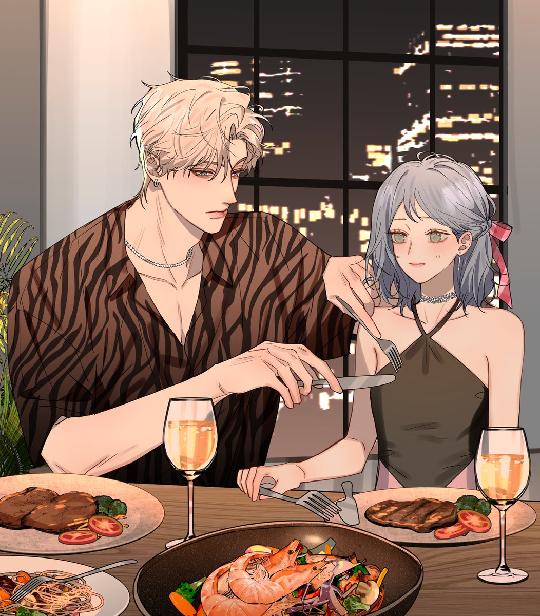 มื้อเย็นของพี่เสือ😋🐯🐰🍴

ปล.ของกินมีเยอะแยะแล้วดูมัน...เอ็นดูน้องต่ายงื้อ

#พี่เสือน้องต่าย
#ลวงรักร้ายของนายแบดบอย
#Badboywholiesinlove