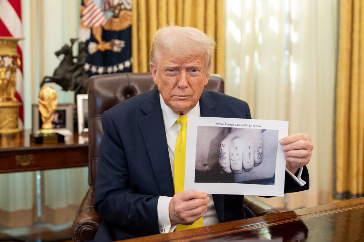 FromMan6623's tweet image. You don’t tattoo MS-13 on your hand without the gang’s permission—doing so without approval could easily be a death sentence.