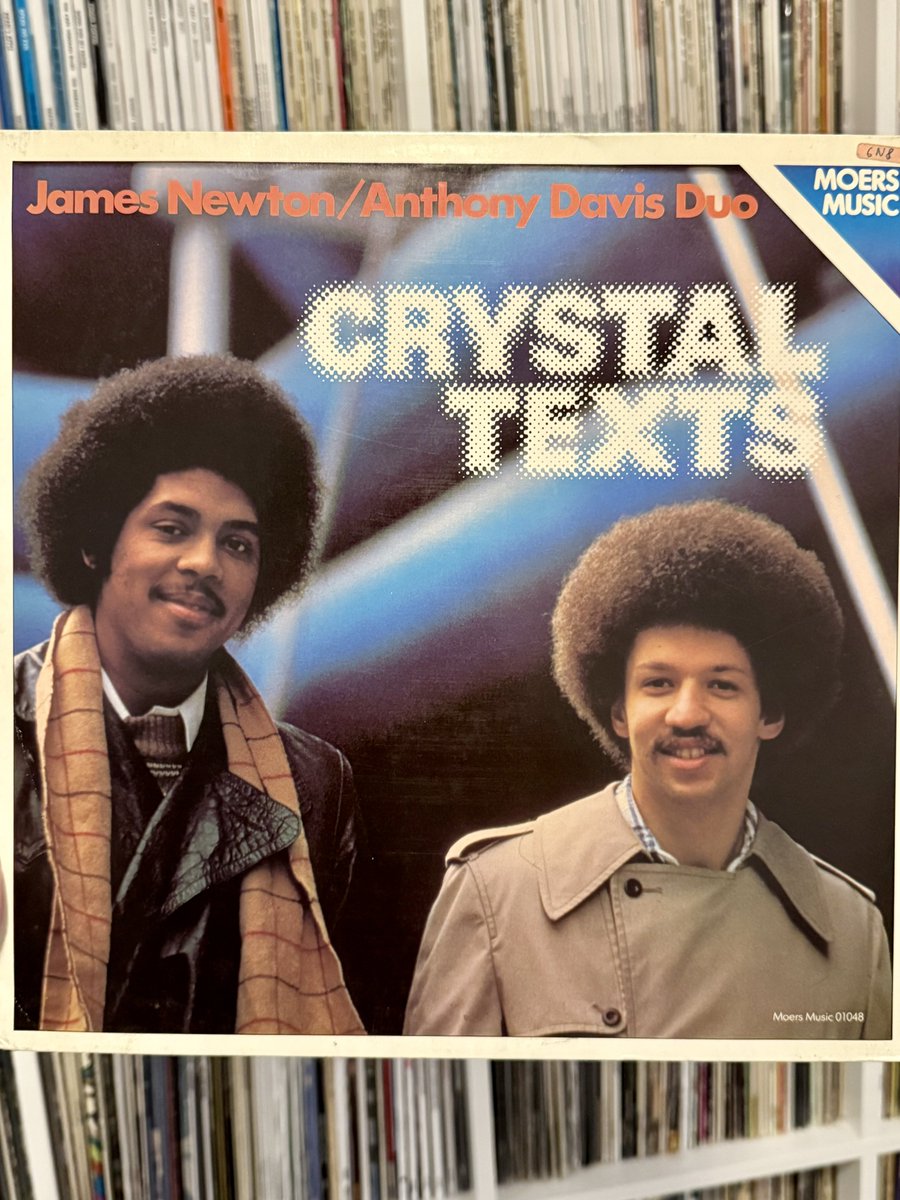 1MusicaEstranha's tweet image. James Newton/Anthony Davis Duo – Crystal Texts (Moers Music, 1979)