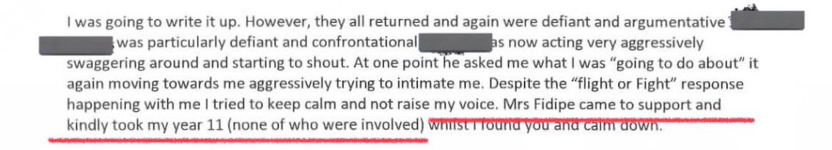 endeducbullying's tweet image. I had to place myself in front of a male teacher to protect him from a gang of 6 male students running loose around the school. The Headteacher never even came to see if we were okay… both of us have since left that school as the leadership just don’t care #activelearningtrust