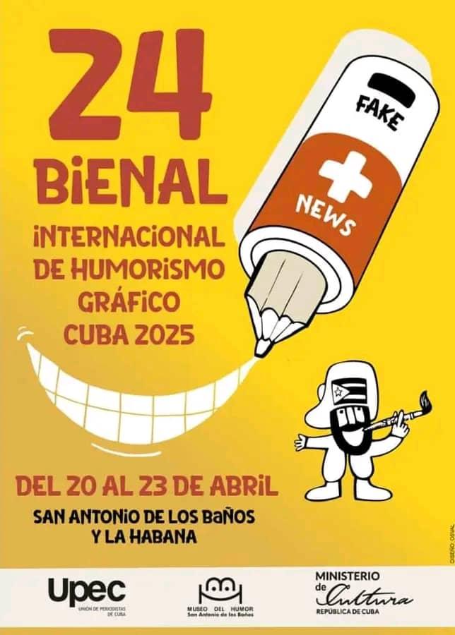 Con una campaña de comunicación innovadora, la XXIV Bienal Internacional de Humorismo Gráfico se perfila como un evento imperdible en el calendario cultural cubano. 📎 l1nq.com/MRVIg <a href="/Granma_Digital/">Periódico Granma</a>