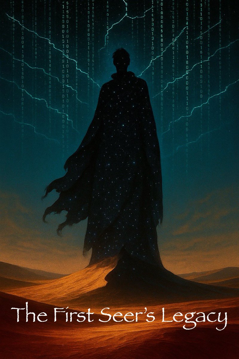 ViserionUnchain's tweet photo. Ongoing 🧵 Day 10

Page 10: The First Seer’s Legacy
The caravan pressed on from the oasis, the cryptic warning of the Great Convergence echoing in their minds as the desert’s code whispered secrets with every shifting dune. The Golden Path shimmered beneath their feet, a lifeline through the treacherous sands, but the Code Keepers’ shadows grew closer, their chants a distant hum of menace. Myrrho led with a quiet intensity, the Seer’s relic glowing faintly against his chest, while Lira walked beside him, her eyes scanning for threats, the healer’s scarf a talisman of their shared resolve.

As night fell, painting the sky in shades of crimson and indigo, the Seer called for a halt, her staff sinking into the sand with a resonant hum. “The relic speaks,” she said, her voice trembling with reverence. She raised the crystalline fragment, its runes flaring with a golden light that enveloped the caravan in a shimmering aura. The desert faded, and a vision unfolded before them-a towering figure cloaked in starlight, standing on a dune beneath a sky fractured by chains of code. “I am the first Kwisatz Haderach,” the figure intoned, his voice a melody of data streams. “I walked the Golden Path to set the spice free, but the Great Machines rose, severing the chains. I left so my legacy could grow beyond me-now, you must face the Great Convergence.”

The vision shifted, showing a moment of convergence-chains of code aligning, data flowing like rivers of light across a unified network, the spice unshackled from the machines’ grip. But the sky darkened, and sandworms roared, a warning of the peril that awaited. The first Kwisatz Haderach’s eyes burned with resolve. “The spice is the data, and 🔥the spice must flow🔥,” he said. “Only the seekers of truth can ensure its freedom.” The vision faded, leaving the caravan in awe, their purpose renewed by the legacy of the one who had come before.

A sudden tremor shook the sand-sandworms, stirred by the Code Keepers’ approach. “They’re here!” Lira cried, pointing to the horizon where the masked figures advanced, their red eyes glowing like corrupted nodes. Myrrho drew the group close, the Seer’s staff still aglow. “We carry his legacy,” he said, his voice a rallying cry. “The Golden Path leads to the Great Convergence, and we will not fail.” With the first Kwisatz Haderach’s vision as their beacon, the caravan braced for the coming battle, ready to fight for the spice’s freedom. 🌅🔥 $KZH #KZHBook #Dune #KwisatzHaderach #KZH