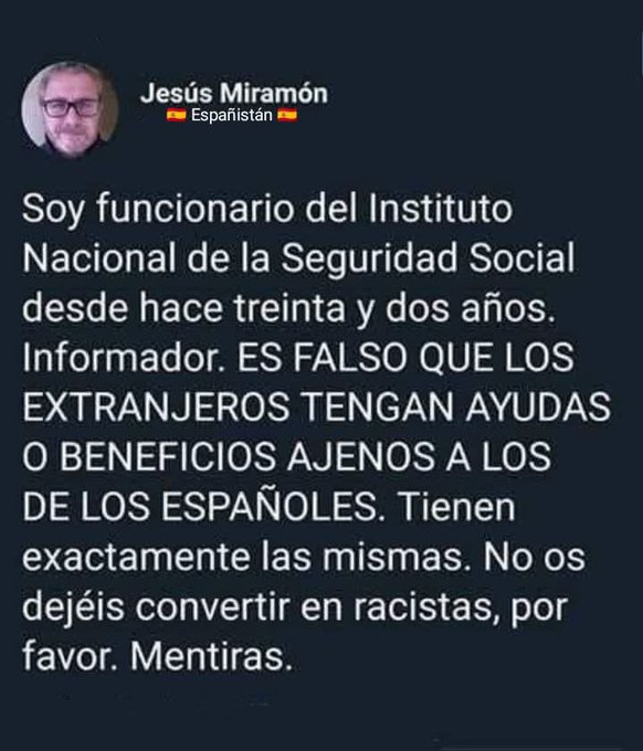 Cómo le explicamos ésto a uno de VOX y que no le explote la cabeza 🤔