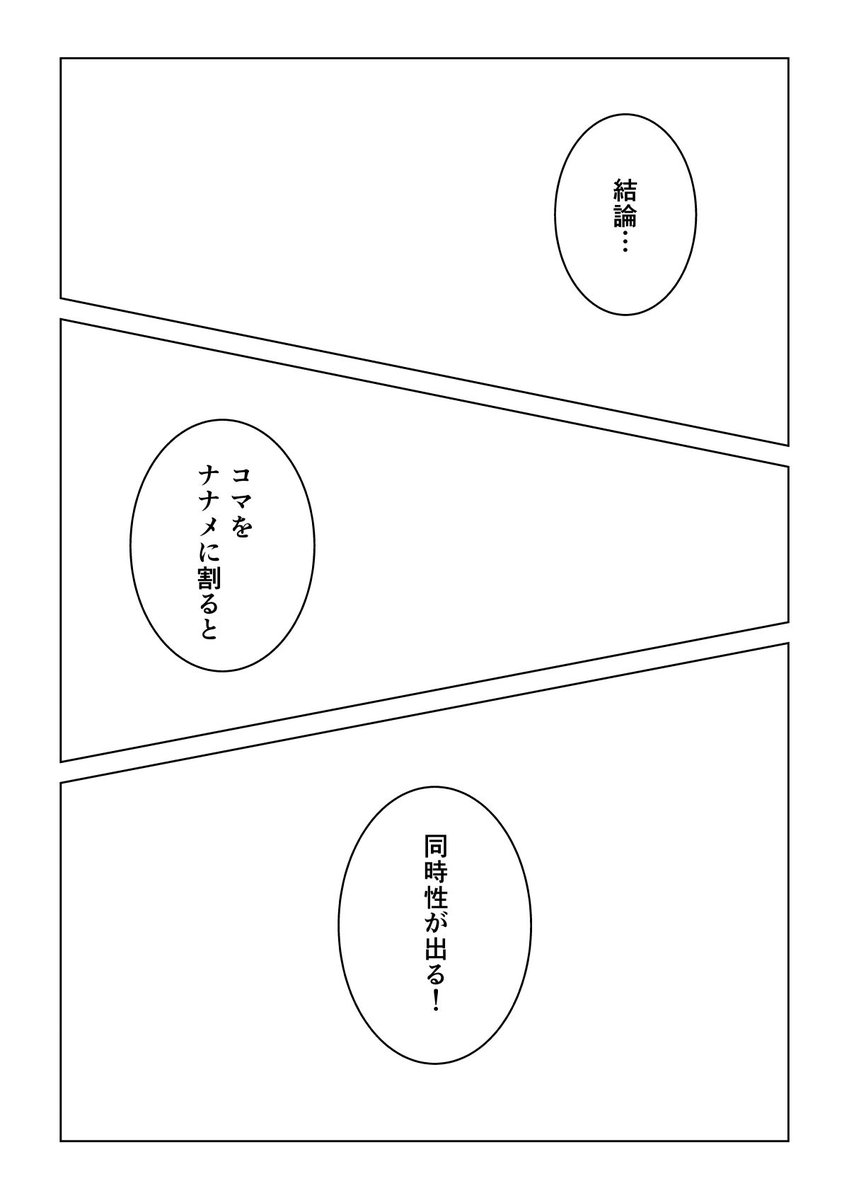 マンガのコマを斜めにする意味、知っていますか?(4/6) 