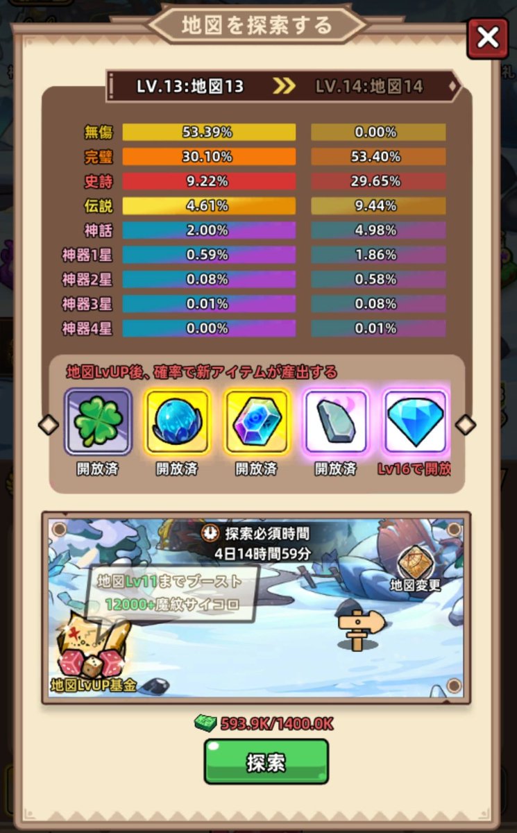 FateWarを始めて1週間❗️かなりハマっています🙂‍↕️
サイコロも足りないけど、紙幣が圧倒的に足りないの（地図LevelUpできない）、どうすればいいんだろう🫠ダイヤで買うしかない…？？
#FateWar