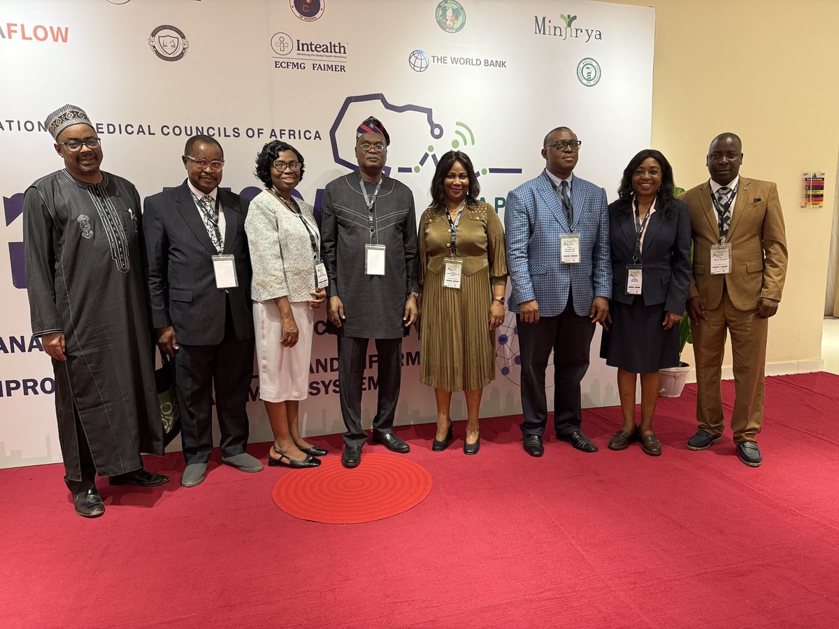 chsoau's tweet image. At the African Medical Councils Association (AMCOA) Conference Abuja 2025