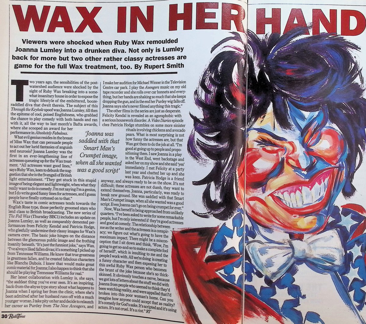 TvDidYouSee's tweet image. #OnThisDay 22 April 1993 📺TV
Fly-on-the-wall documentary SYLVANIA WATERS, featuring an ordinary Australian family, begins.
#RubyWax tries to salvage #JoannaLumley&apos;s career in THE FULL WAX.
#TonySlattery is JUST A GIGOLO.
Domestic bliss at the Vic is strained in #EastEnders.