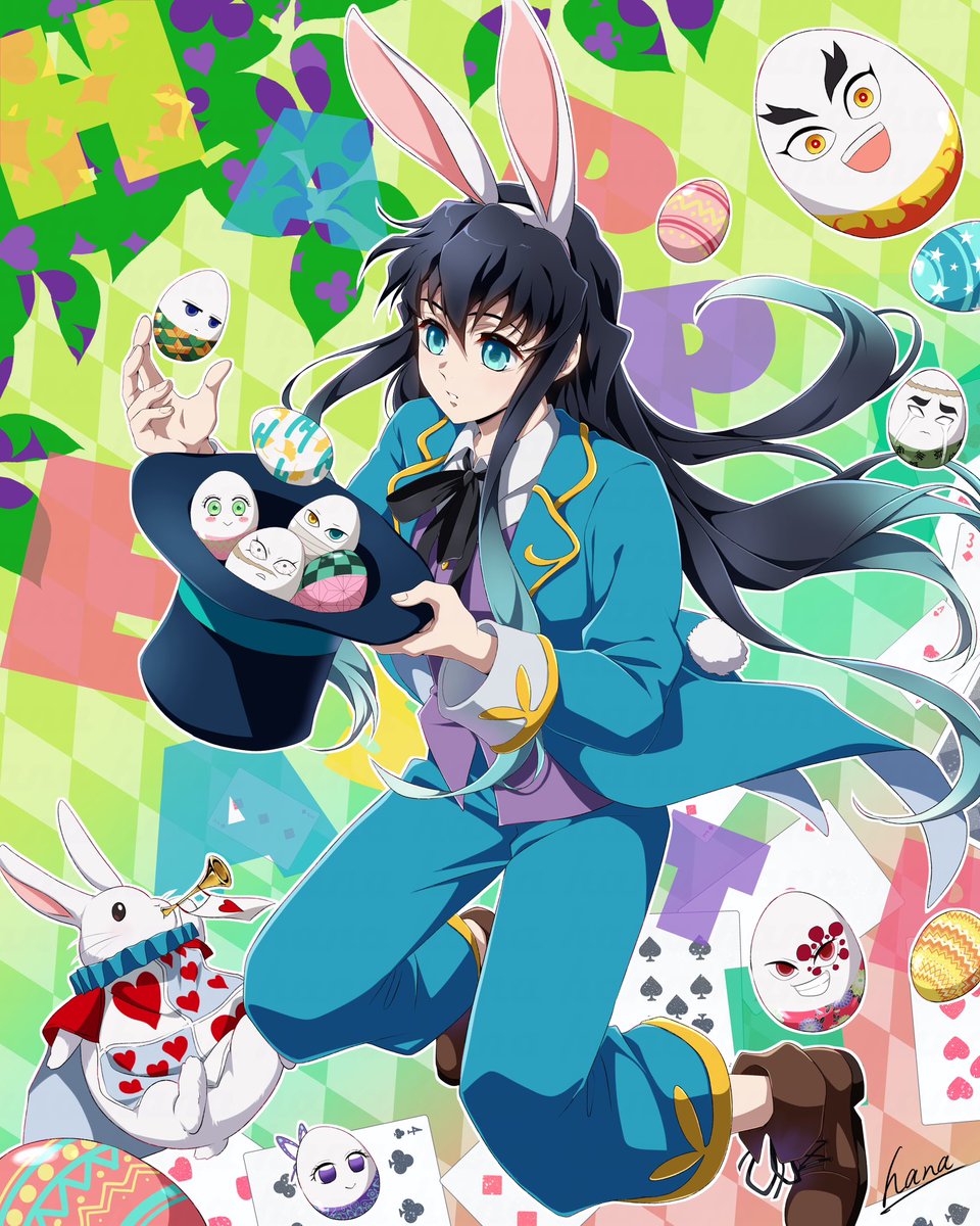 4/20 Happy Easter️🩵🥚🐰 イースター×不思議の国のアリスの世界観で