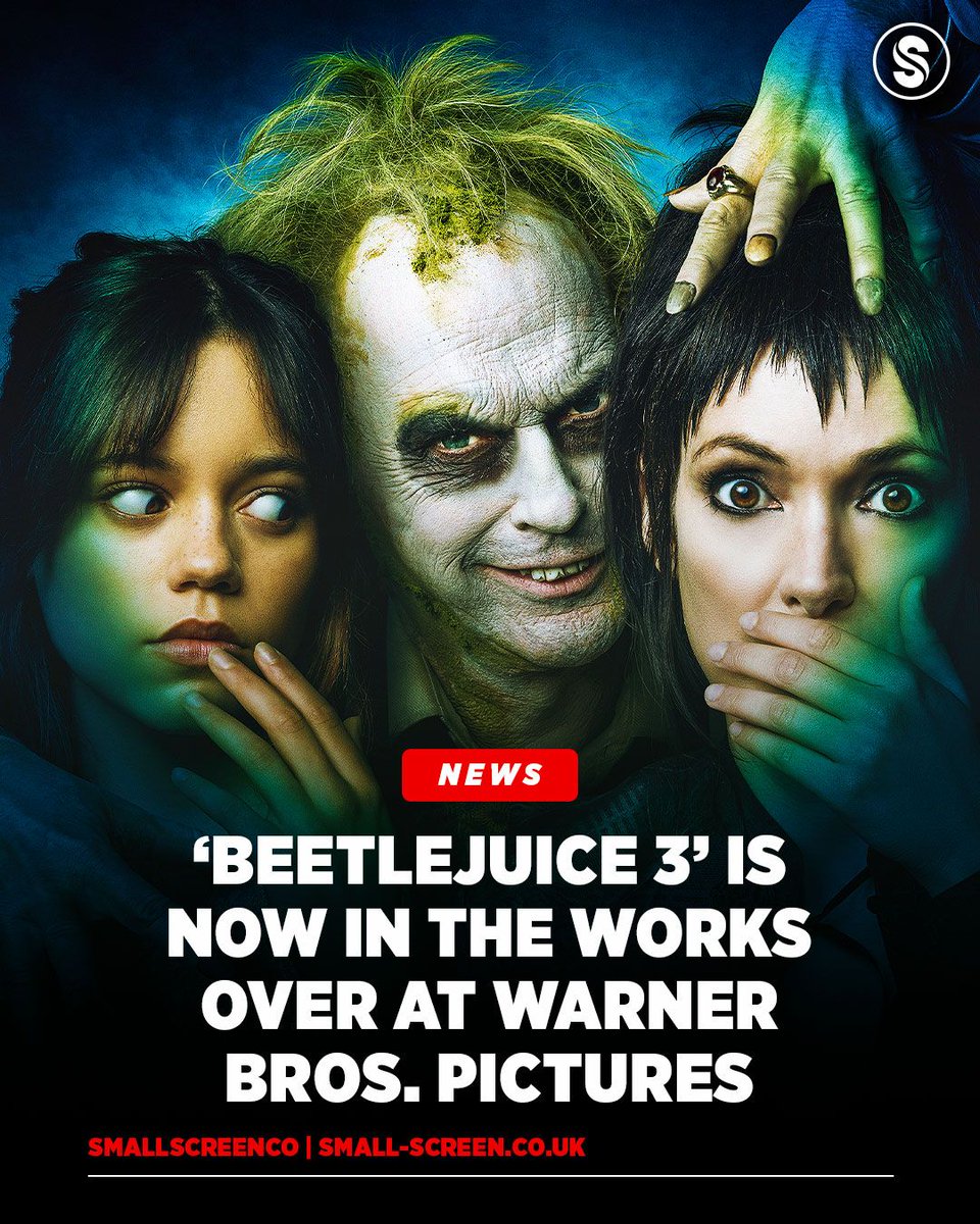 SmallScreenCo's tweet image. Beetlejuice, Beetlejuice... BEETLEJUICE! 😱👀

#beetlejuice #beetlejuicebeetlejuice #beetlejuicebeetlejuicebeetlejuice #timburton