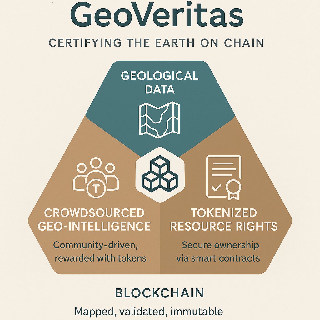 LadyRucky's tweet photo. I created GeoVeritas โ a blockchain + geology project.
It aims to certify geo-data on-chain, tokenize land/resource rights, and reward crowdsourced mapping efforts using a native token. It's a big idea. But it's real. And Iโm ready to part with it to regain peace. https://t.co/wXB5aQ4pp1