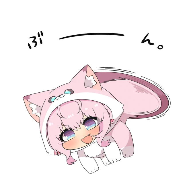 ぶーーーん #こよりすけっち 