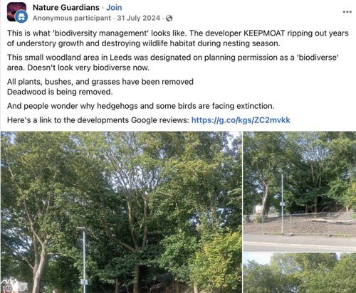 DanicaPriest's tweet photo. This is the developer @HomesEngland chose for Brislington Meadows that they are claiming is so ‘nature friendly’🙄 We aren’t stupid!! (This is one of many and we will keep spreading them until Homes England listens) @KerryMP https://t.co/8GwiFOhCtx