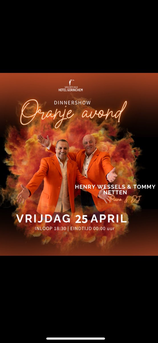Zin in een andere avond? Kom eten, drinken en lekker dansen op internationale top hits! Vrijdag 25 april bij vd Valk Gorinchem. #oranjefeest #entertainment #gorinchem #piano #dj #party