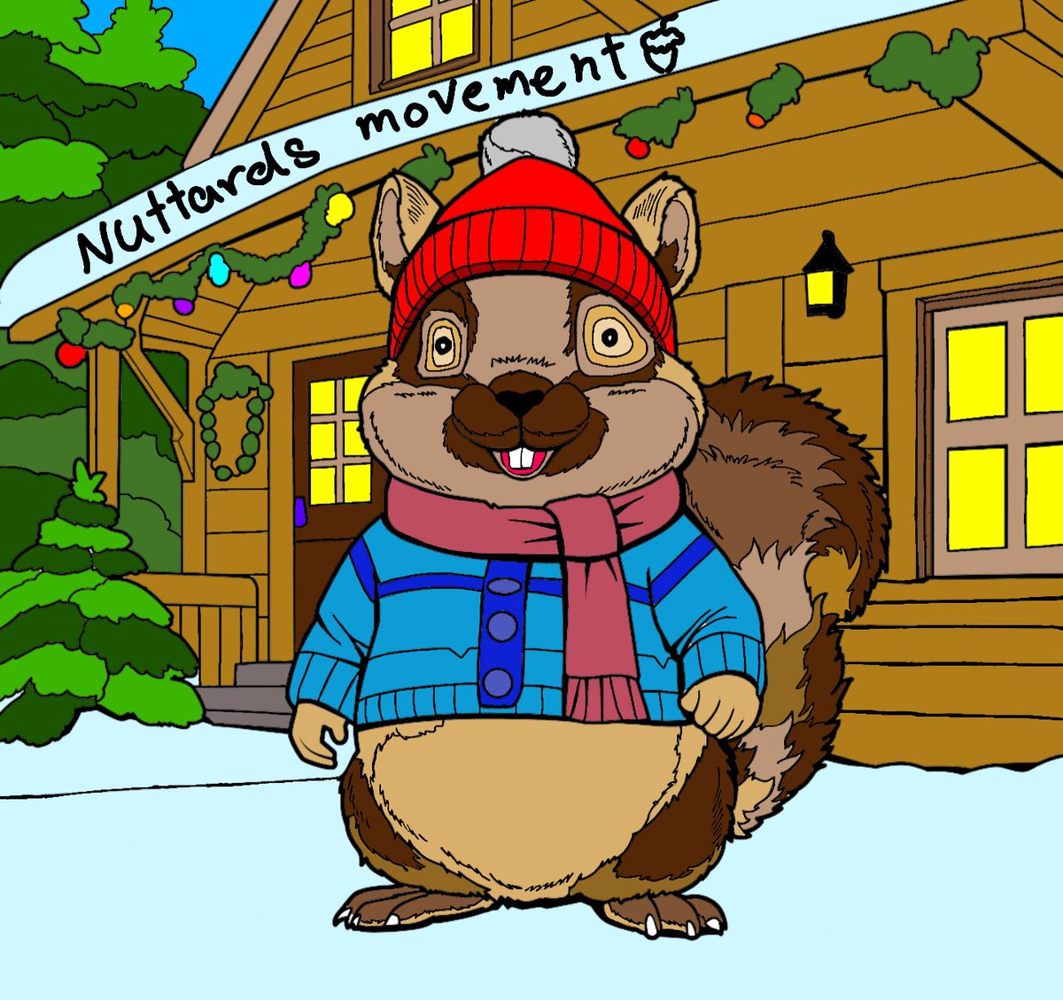 SamiraSalahi's tweet photo. Nuttardes is my love
Nuttardes is my wish
Nuttardes is my new fren
My new art for @SquirrelMove
I hope you like it
@SquirrelMove @halios @0xxbeacon #nft #mint #gnut https://t.co/vdaowINSQ4