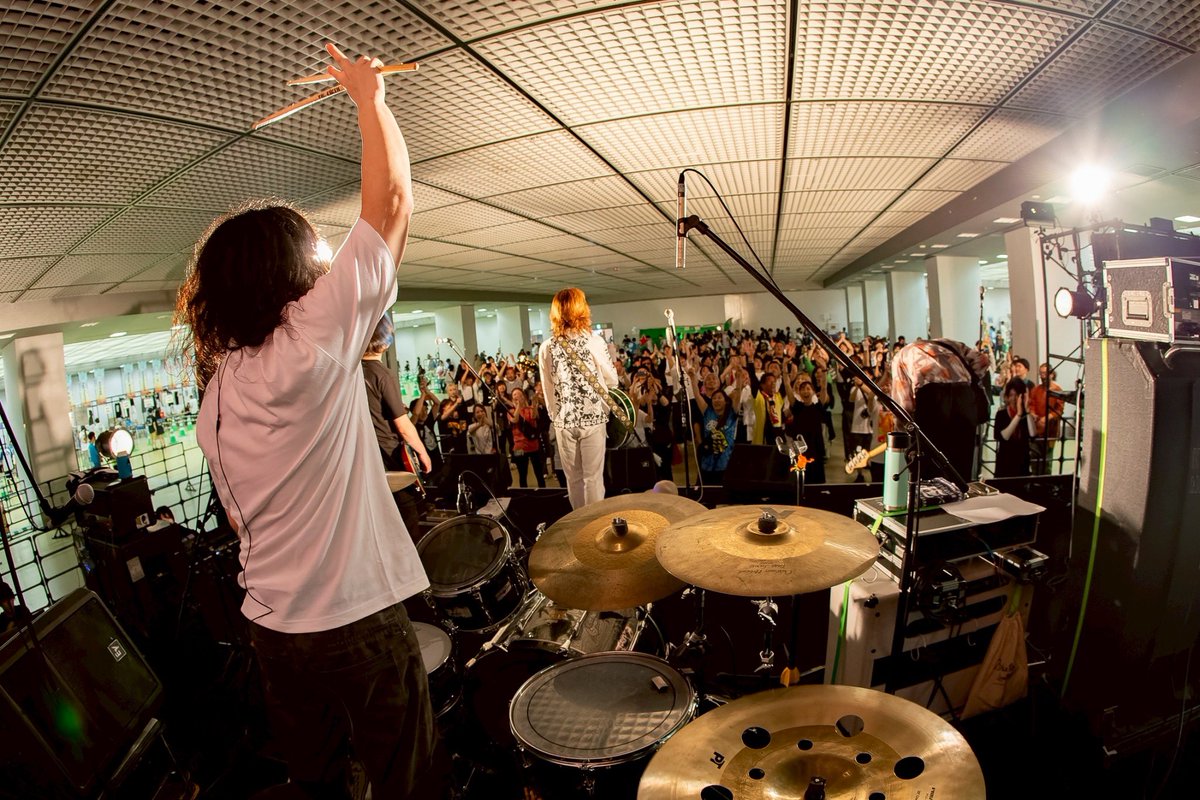 KYOTO_666_BAND's tweet photo. 2025.4.19(土)京都市勧業館みやこめっせ

"Talk about LIVE HOUSE"
1F LOCAL STAGE トップバッター
ヨルマチダイス でした。
朝一から沢山集まってくれておおきに！

KYOTO MUSE
35th おめでとうございます！

all photo by 翼、@na283be https://t.co/g97yn1nJBk