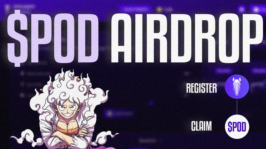 𝗖𝗼𝗻𝗴𝗿𝗮𝘁𝘀!! 𝗬𝗼𝘂'𝗿𝗲 𝗘𝗹𝗶𝗴𝗶𝗯𝗹𝗲: $POD AIRDROP will make us all RICH!! 🤑💰🚀

• Launch Price: $2
• Tokenomics: TS » 550M | CS » 300M

Do this now:
👉 Go to » dreamerquests.partofdream.io/login?referral… 
• Link X, discord and EVM wallet
• Complete all limited Quests
• Spin daily