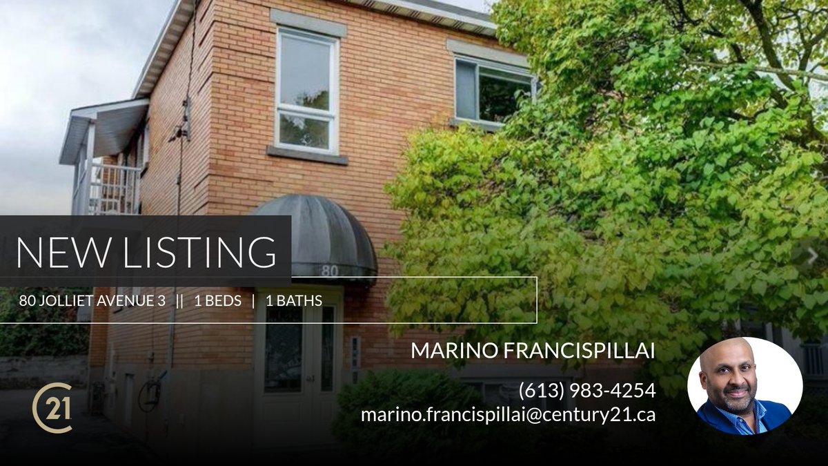 marinofr's tweet photo. 📍 New Listing 📍 Take a look at this fantastic new property that just hit the market located at 80 Jolliet Avenue 3 in Vanier And Kingsview Park. Reach out here or at (613) 983-4254 for more information

Marino Franc... https://t.co/6ibIT00e5k https://t.co/lgkwVmd0VQ