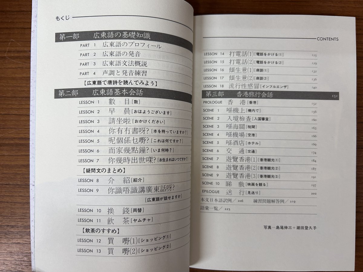 香港広東語会話 新装版』CD2枚付 千島英一 編著／東方書店／2002年