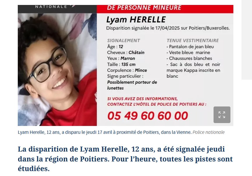 LIBERTA_PARITA's tweet photo. Alors les pedopervers et autres pédophiles, toujours couverts à ce que je vois. Un avis de recherche (au bout de 2j) mais pas d'alerte pour disparition inquiétante ? Comme pour le petit #EMILE certains attendent qu'il soit trop tard ou quoi ? Tiens bon Petit #Lyam. https://t.co/KDPK66mYeZ