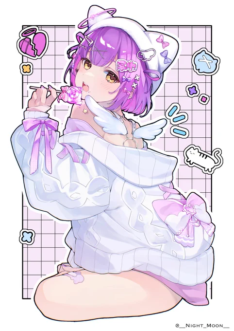 装飾あり全身ver
#るなぱれっと 