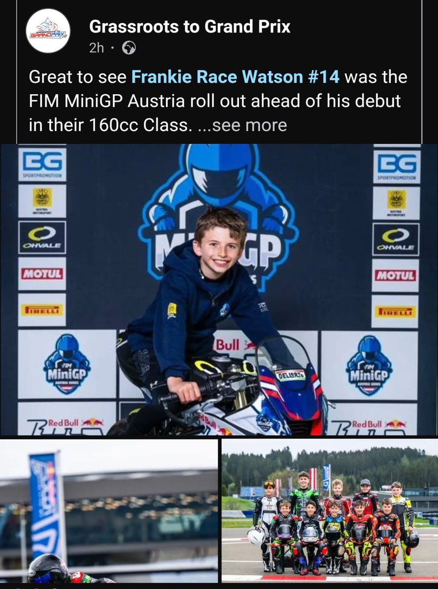 Keep an eye on Frankie Watson race fans he's coming!!! Show young Frankie some support, hopefully a new British Champion in the making 💪❤️ <a href="/SamLowes_22/">Sam Lowes</a> <a href="/johnmcp17/">John Mcphee</a> <a href="/SteveKeys66/">Steve Keys</a> <a href="/gavinemmett/">Gavin Emmett</a> <a href="/suziperry/">Suzi Perry</a> <a href="/_MattDunn/">Matt Dunn</a> <a href="/Reddingpower/">ReddingPower</a> <a href="/matoxley/">Mat Oxley</a> <a href="/jackmilleraus/">Jack Miller</a> <a href="/MotoGP/">MotoGP™🏁</a>