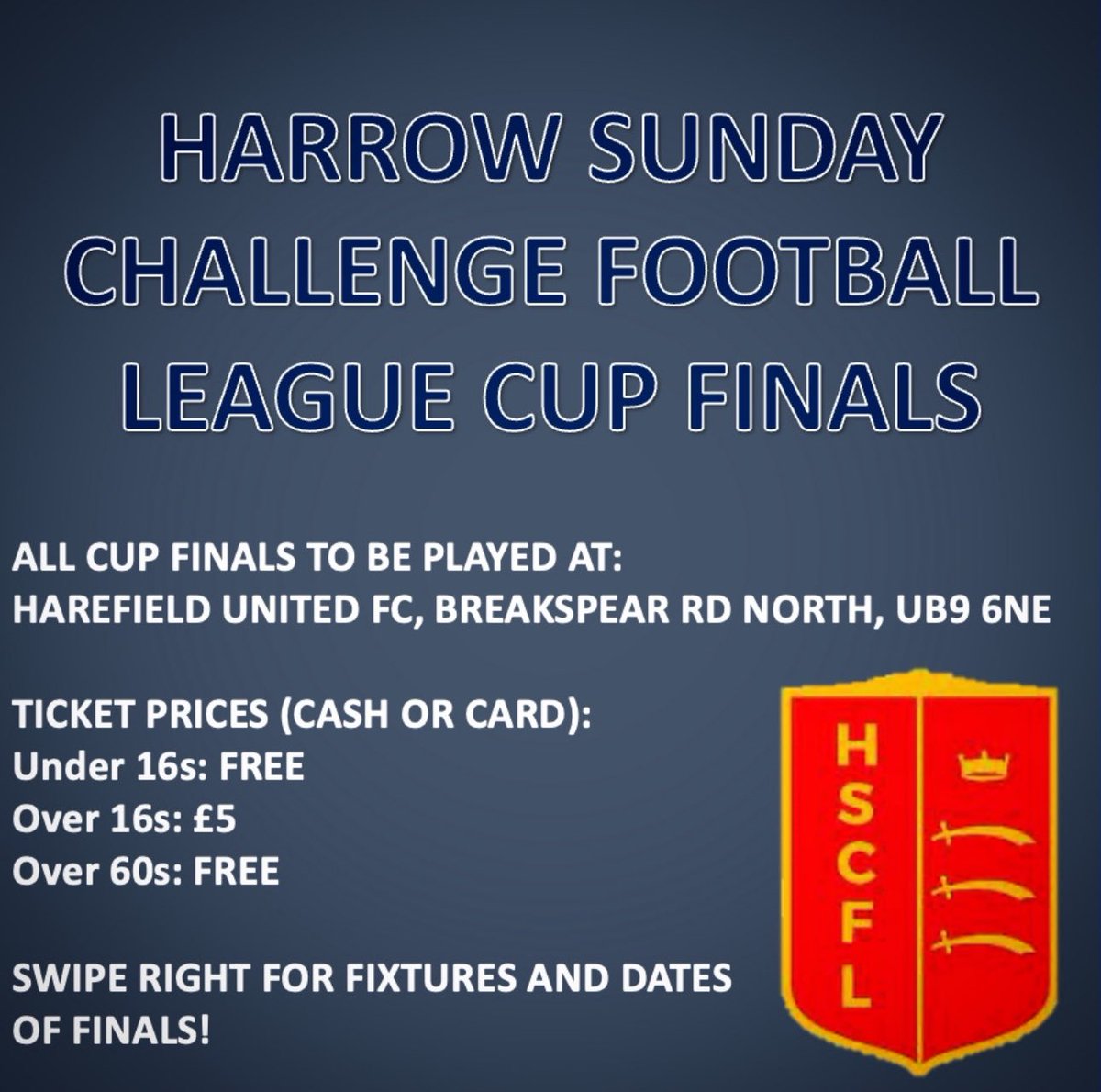 Harrow Sunday Challenge Football League tweet media