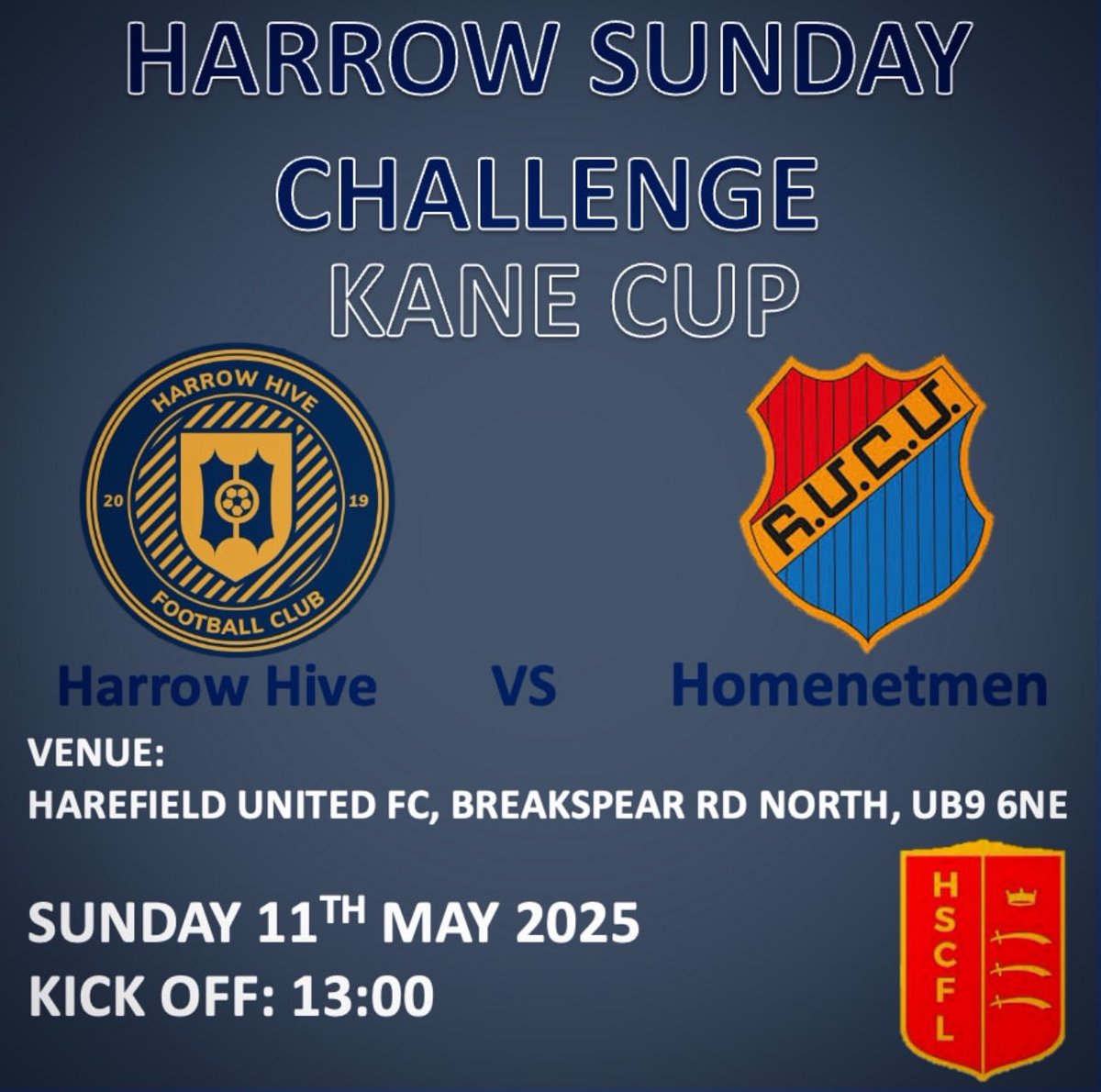 Harrow Sunday Challenge Football League tweet media