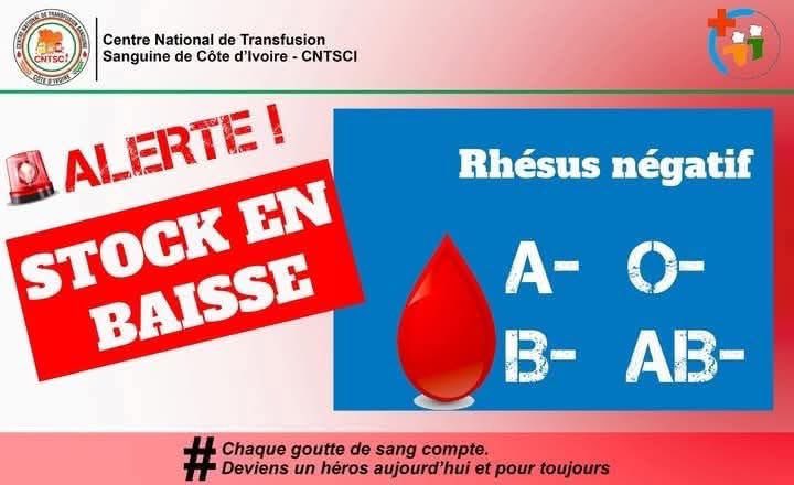 Mais les gens des rhesus négatifs là vous êtes des attié ou quoi ? Allez donner votre sang ayi.