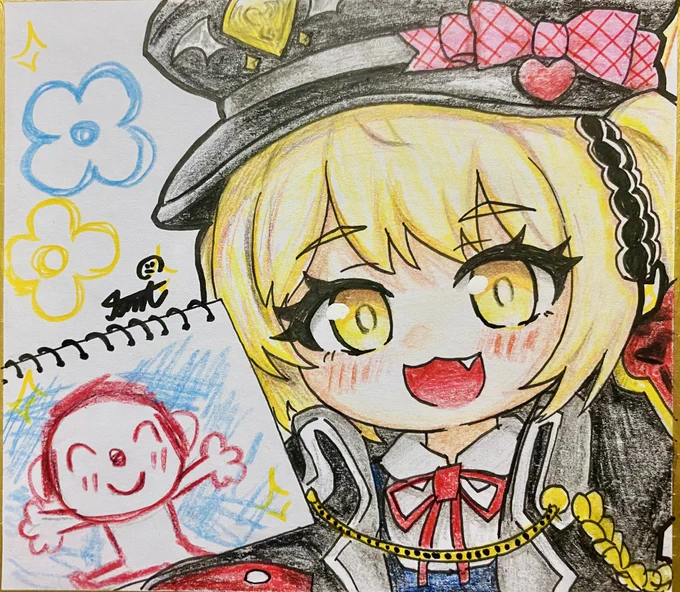 せんなご、来られる方で色紙で描いて欲しいキャラリクエスト大募集します こんな感じでカヨコ以外でもキャラ+車でもオッケーです〜