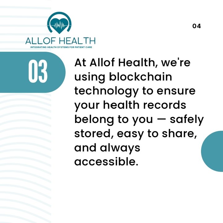 allof_health's tweet photo. It’s your health. It should be your data.

The healthcare data narratives are changing. You are at the forefront of this change!

Learn about your health data and take charge of your health today.

#allofhealth
#ownyourhealth
#healthdata
#blockchainhealth https://t.co/N5Of1ZWYn6