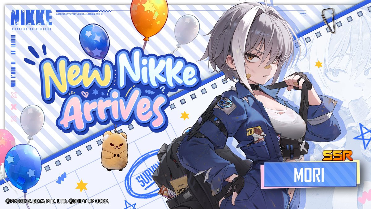 NIKKE_en's tweet image. 【New Nikke - Mori】
A Nikke who fights alone for survival, now joins the battlefield - 「Mori」 is coming soon via the 2.5th Anniversary event~
📅 After 4/24 Version Update
Stay tuned!
#NIKKE
#NIKKEAnniversary
#NIKKELivestream
#Mori