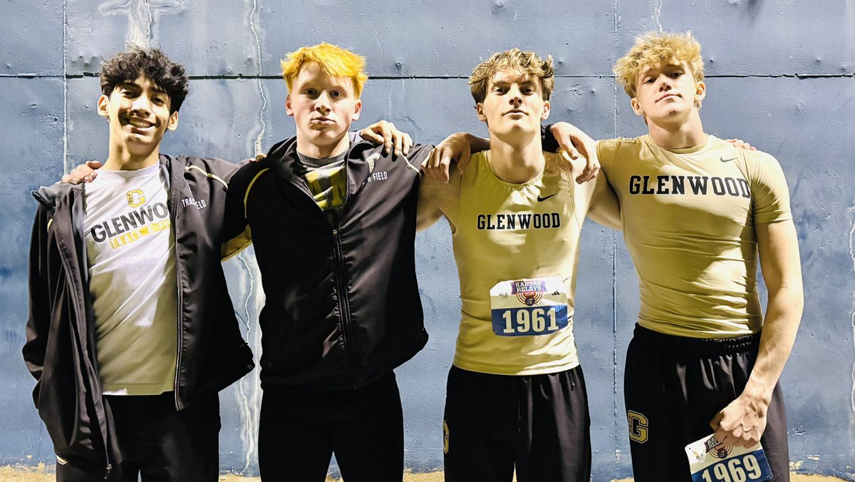 GlenwoodTrack's tweet photo. 4x400 Team of Cruz, Powles, DeLashmutt, Stephens w/ a new Season’s Best! https://t.co/mcqY8p0wOu
