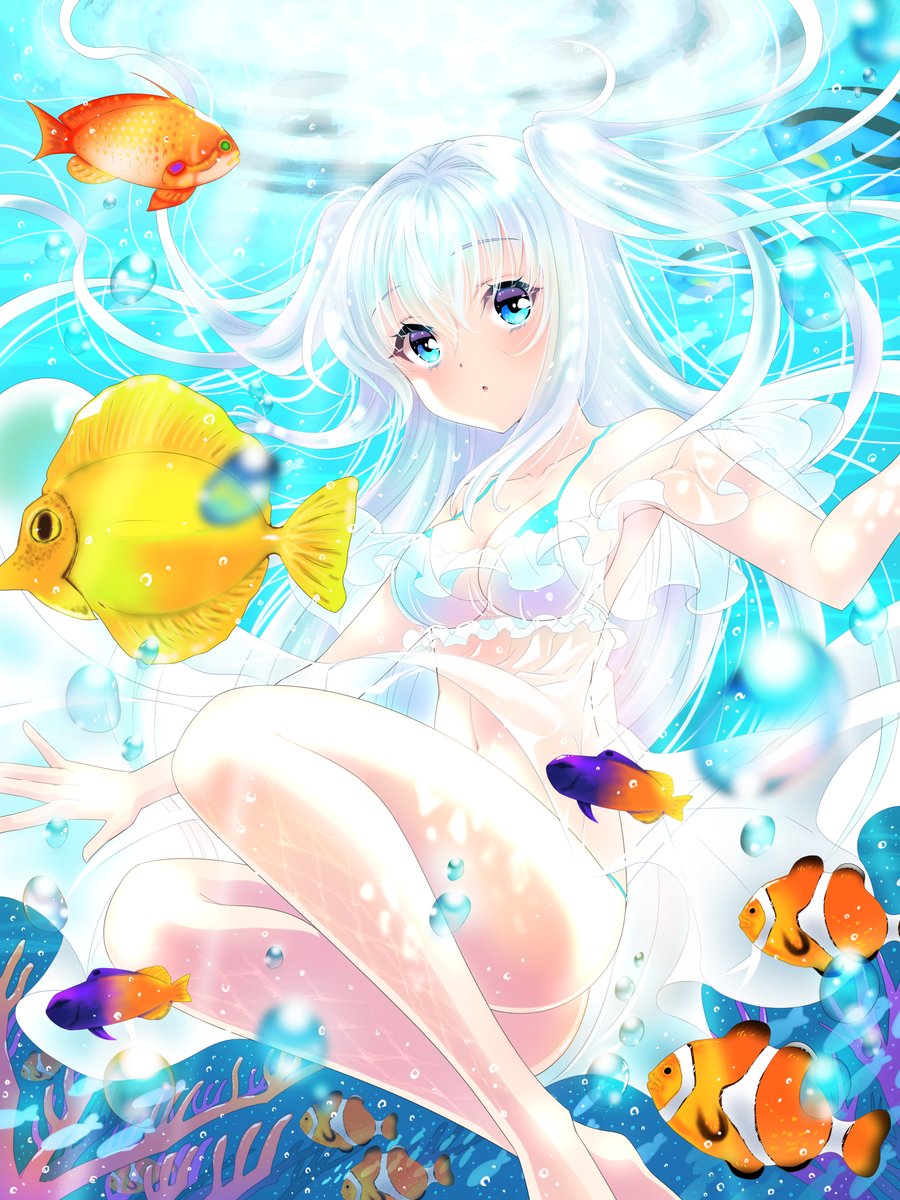 「もうすぐ夏だよ#オリジナル #創作 #一次創作 #一次創作祭り春の陣2025 」|うおぬまゆうのイラスト