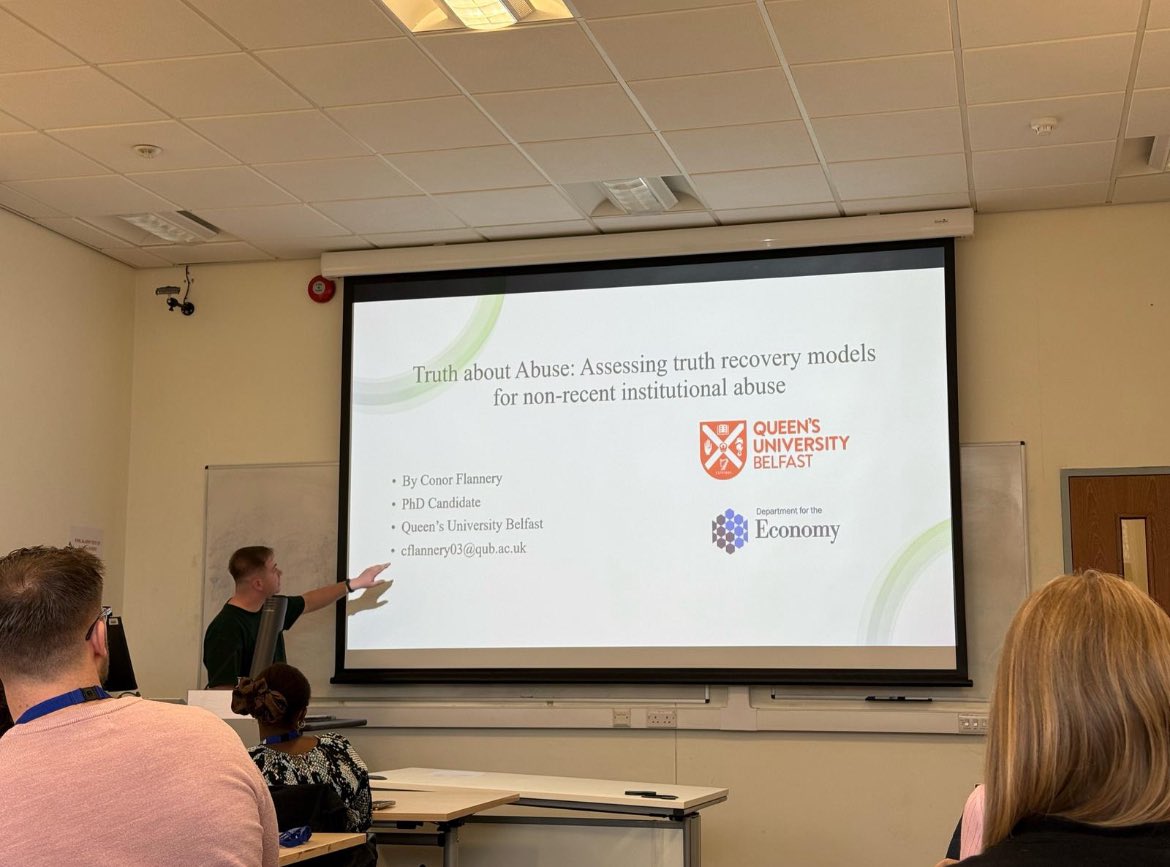 Conor Flannery (@conorflann1) on Twitter photo Delighted to have presented some of my PhD research at <a href="/SLSA_UK/">SLSA</a> in Liverpool this week. I had a great time attending fantastic papers and hearing really rich discussions. <a href="/qubschooloflaw/">QUB School of Law</a> <a href="/QUB_ICCJ/">QUB Institute of Criminology and Criminal Justice</a> <a href="/qublawsrn/">QUB Law PhD Student Research Network (SRN)</a> <a href="/LivUniSLSJ/">Law & Social Justice</a> Delighted to have presented some of my PhD research at <a href="/SLSA_UK/">SLSA</a> in Liverpool this week. I had a great time attending fantastic papers and hearing really rich discussions. <a href="/qubschooloflaw/">QUB School of Law</a> <a href="/QUB_ICCJ/">QUB Institute of Criminology and Criminal Justice</a> <a href="/qublawsrn/">QUB Law PhD Student Research Network (SRN)</a> <a href="/LivUniSLSJ/">Law & Social Justice</a>