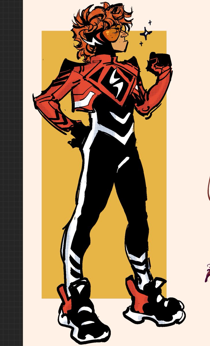 yeahsoapy's tweet image. #absoluteflash the reference page for his suit makes him look like a happy spotted seal