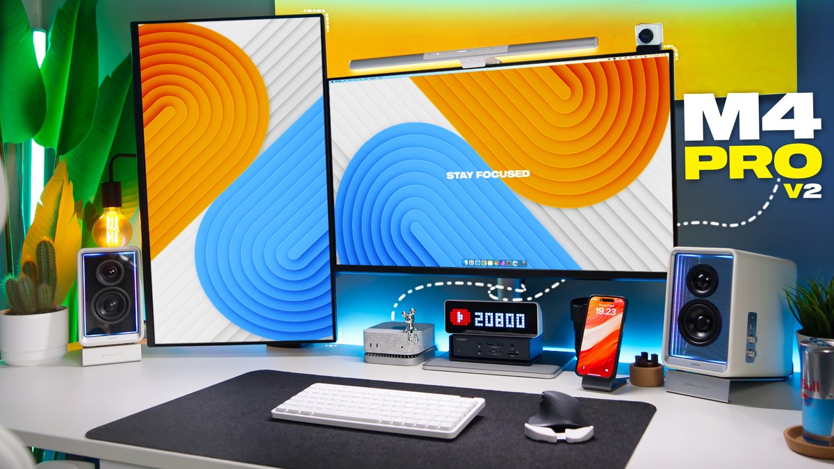 My 2025 Desk Setup V2 – Minimal, Clean &amp; Perfect for Productivity!
youtu.be/PsVfH-MuqDo