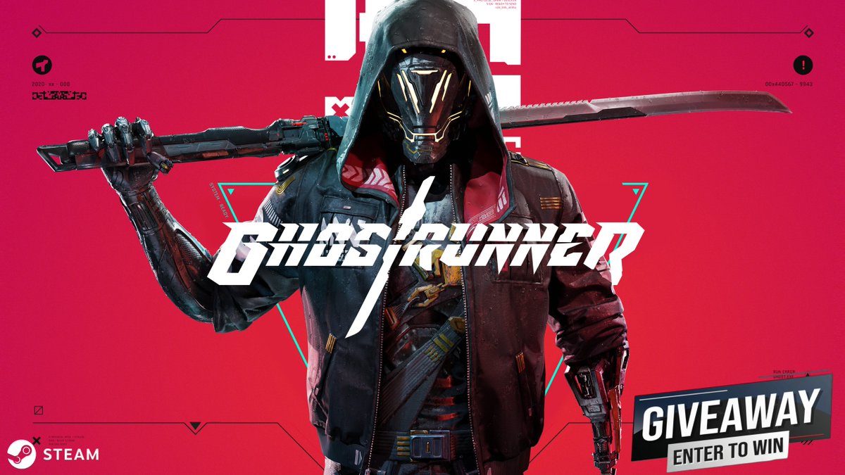 🔪Ghostrunner🔪 (Steam) Giveaway | ⏰ 240 min!

 TO ENTER:
✅ Follow me &amp; <a href="/PlayStationGN/">PlayStation Game News</a>
♻️ Like + Retweet
💬 Comment!
☎️GIVEAWAY Sponzored by <a href="/ReiReiWater/">RayneWater</a>
📧DM me to sponsor a giveaway like this!
#GIVEAWAY #STEAM #STEAMGAMEGIVEAWAY #STEAMGAME #STEAMKEY #FREESTEAMGAMES
