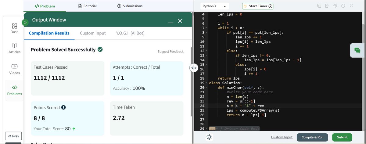 kabiraaa12345's tweet photo. Day 19 of the #GFG160 challenge! 💥 Ready to crush 80 days of DSA and earn that T-shirt! Let’s do this! 🔥 #GeekStreak2025 #CodingGoals #GeeksforGeeks #LevelUp 
@geeksforgeeks https://t.co/fkTpMwPIrl