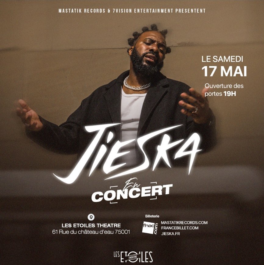 Vous vivre le R&amp;b, le vrai ? Venez. 

fnacspectacles.com/event/jieska-e…